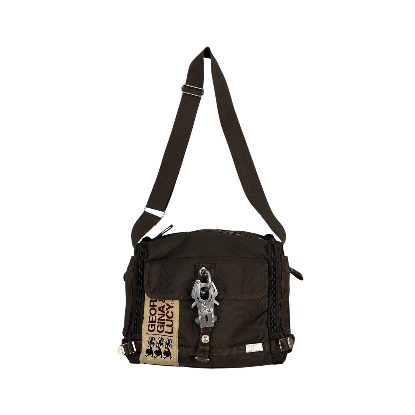 GG&L Mr. Postman Umhängetasche braun