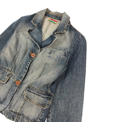 Vintage Dolce & Gabbana Jeansjacke hellblau M