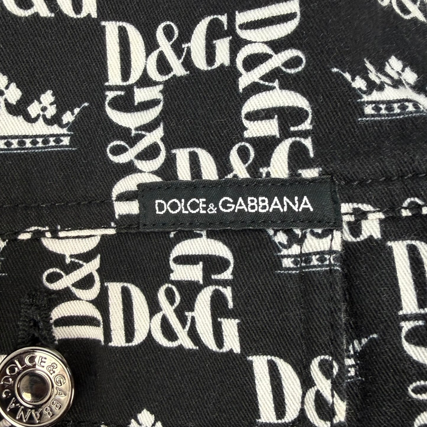 Dolce & Gabbana Jacke schwarz / weiß Gr. 50