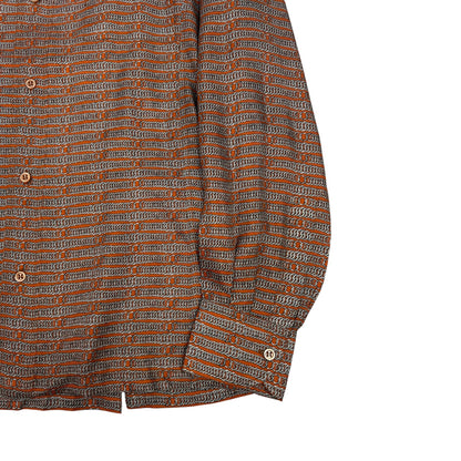 Vintage Hermes Hemd orange Gr. M