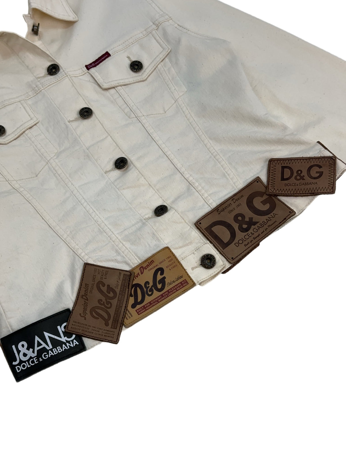 Dolce & Gabbana Patched Out Jacke