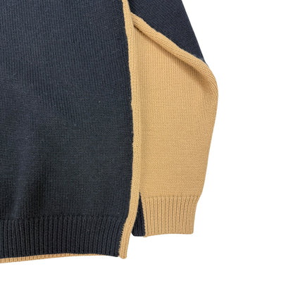Fendi Pullover schwarz / braun Gr. 52