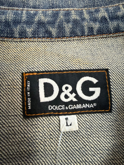 Vintage Dolce & Gabbana Jeansjacke blau Gr. L