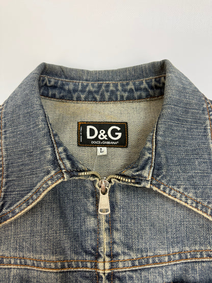 Vintage Dolce & Gabbana Jeansjacke blau Gr. L