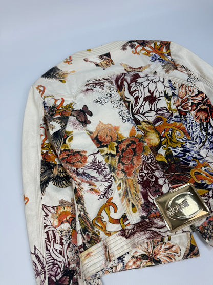 Vintage Just Cavalli Jacke weiß / orange Gr. S
