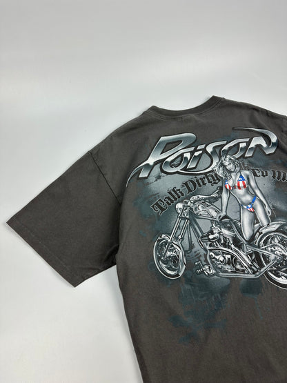 Vintage Poison T-Shirt grau XL