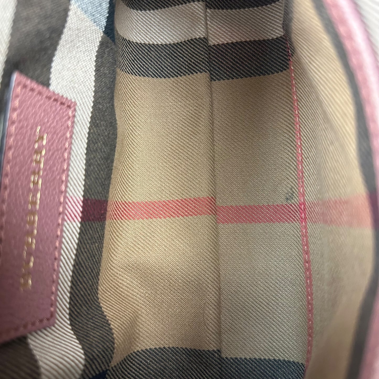Burberry Hand- Umhängetasche rosa