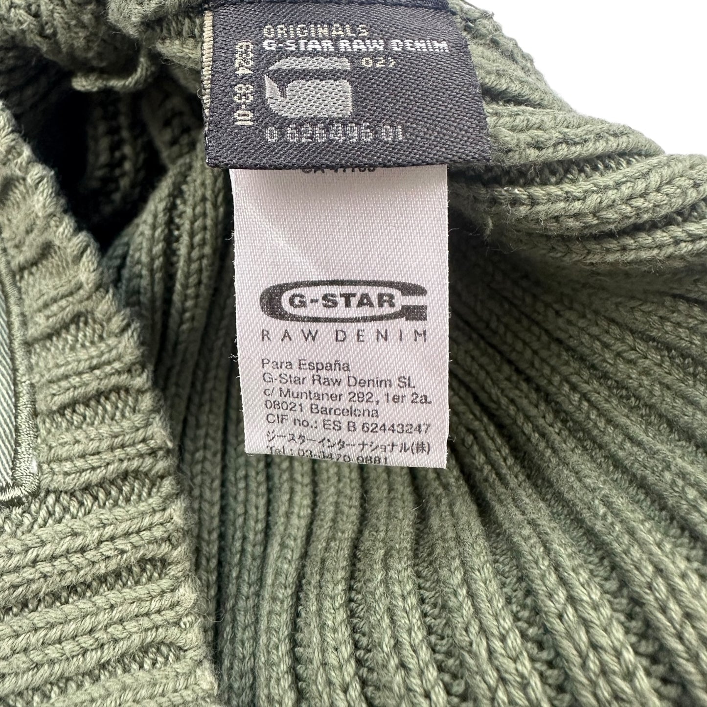 Vintage G-Star Beanie dunkelgrün