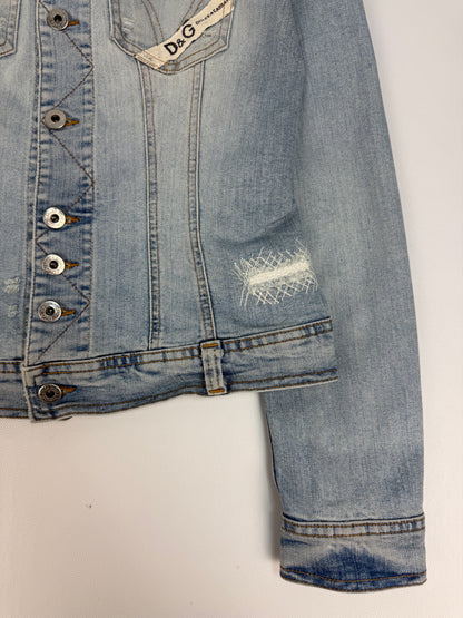 Vintage Dolce & Gabbana Jeansjacke hellblau Gr. S