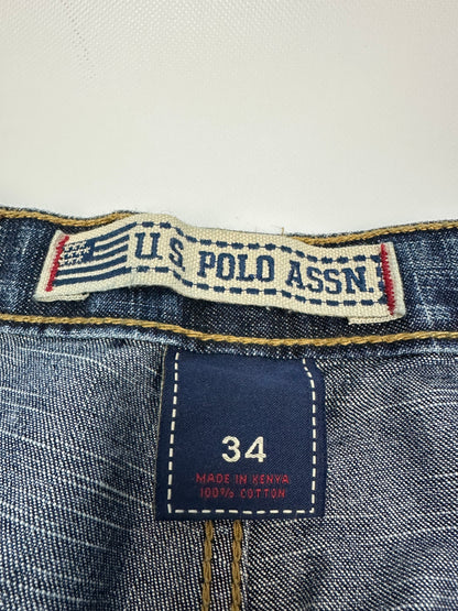 Vintage U.S POLO ASSN. Jorts/kurze Jeanshose blau Gr. 34