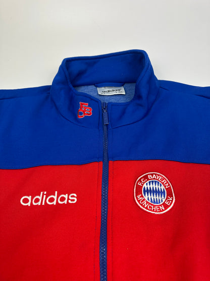 Vintage Adidas F.C. Bayern München Trackjacket blau/rot Gr. L