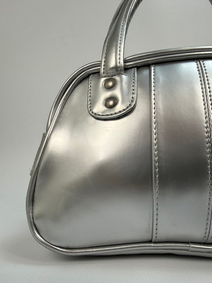 Vintage Nike Handtasche Silber 90s