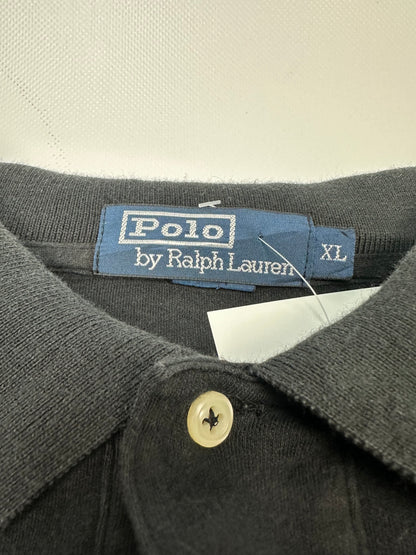 Vintage Polo Ralph Lauren Polohemd schwarz XL