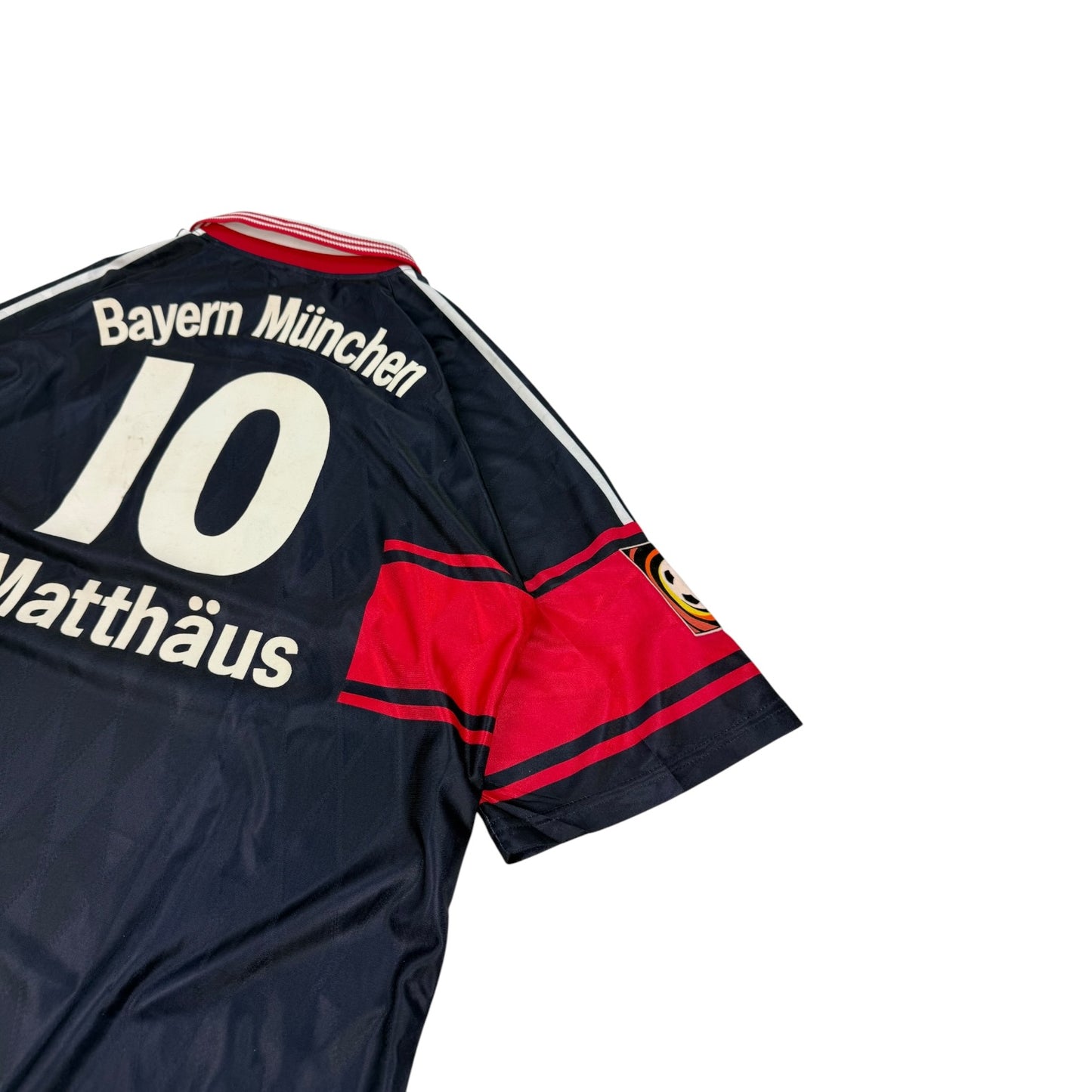 Vintage FC Bayern Fußballtrikot Matthäus dunkelblau Gr. XL