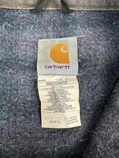 Vintage Carhartt Detroit Jacke grau/braun Gr. XXL
