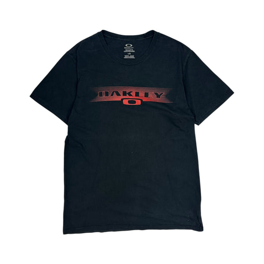Vintage Oakley T-Shirt schwarz / rot L