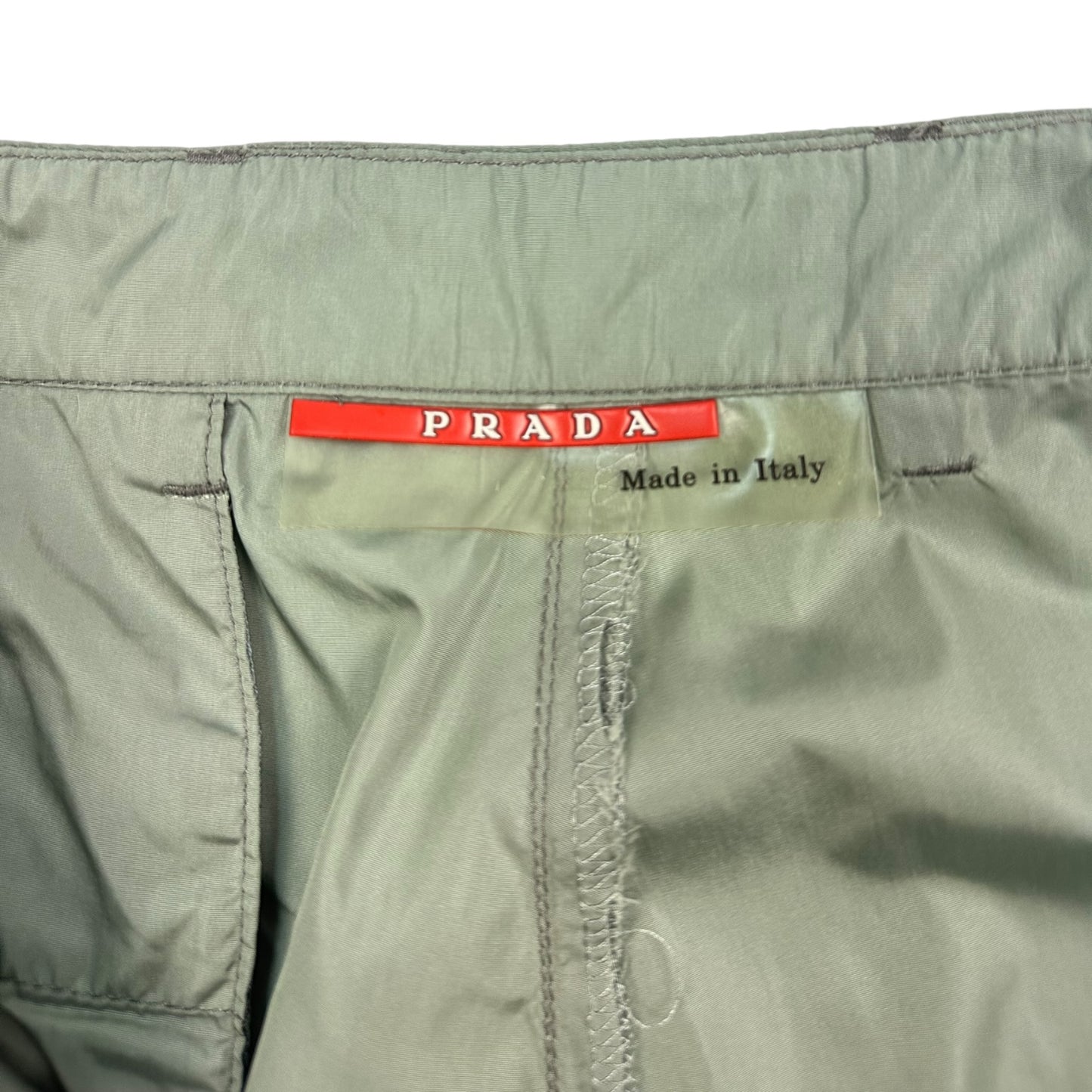 Vintage Prada Hose kurz hellgrün 48
