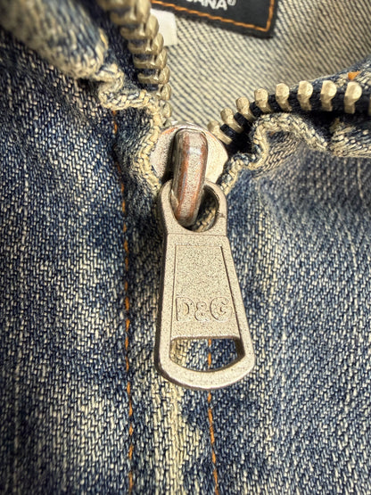 Vintage Dolce & Gabbana Jeansjacke blau Gr. L