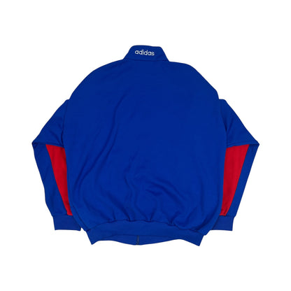 Vintage Adidas F.C. Bayern München Trackjacket blau/rot Gr. L