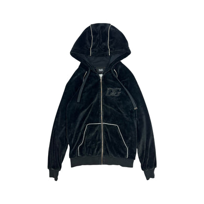 Vintage Dolce & Gabbana Samt Jacke schwarz M