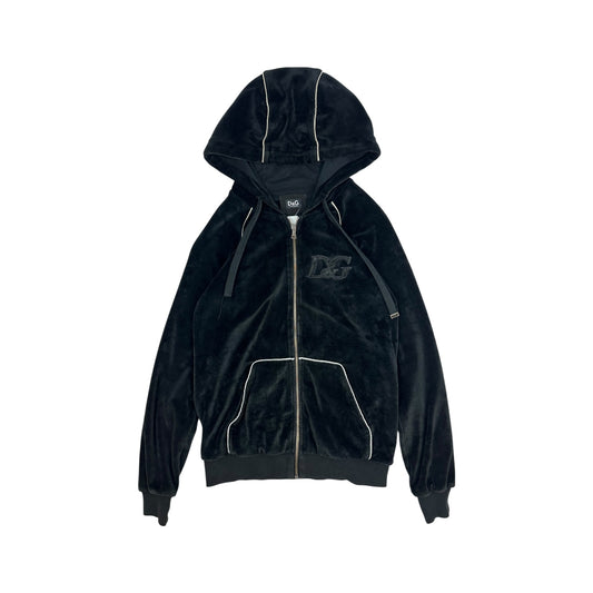 Vintage Dolce & Gabbana Samt Jacke schwarz M