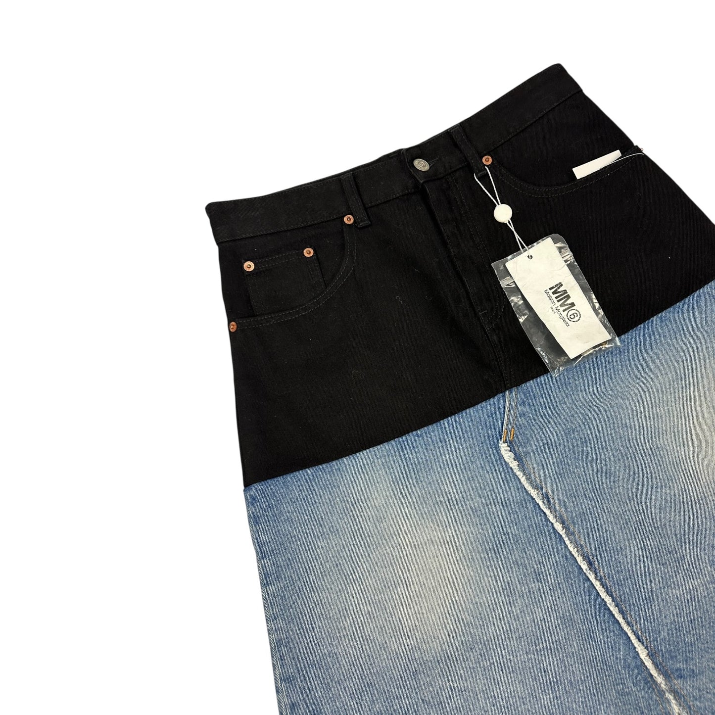 Masion Margiela Denim Rock schwarz / blau 42