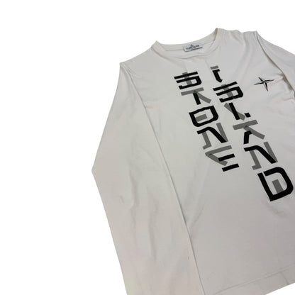 Stone Island Longsleeve weiß Gr. 12A