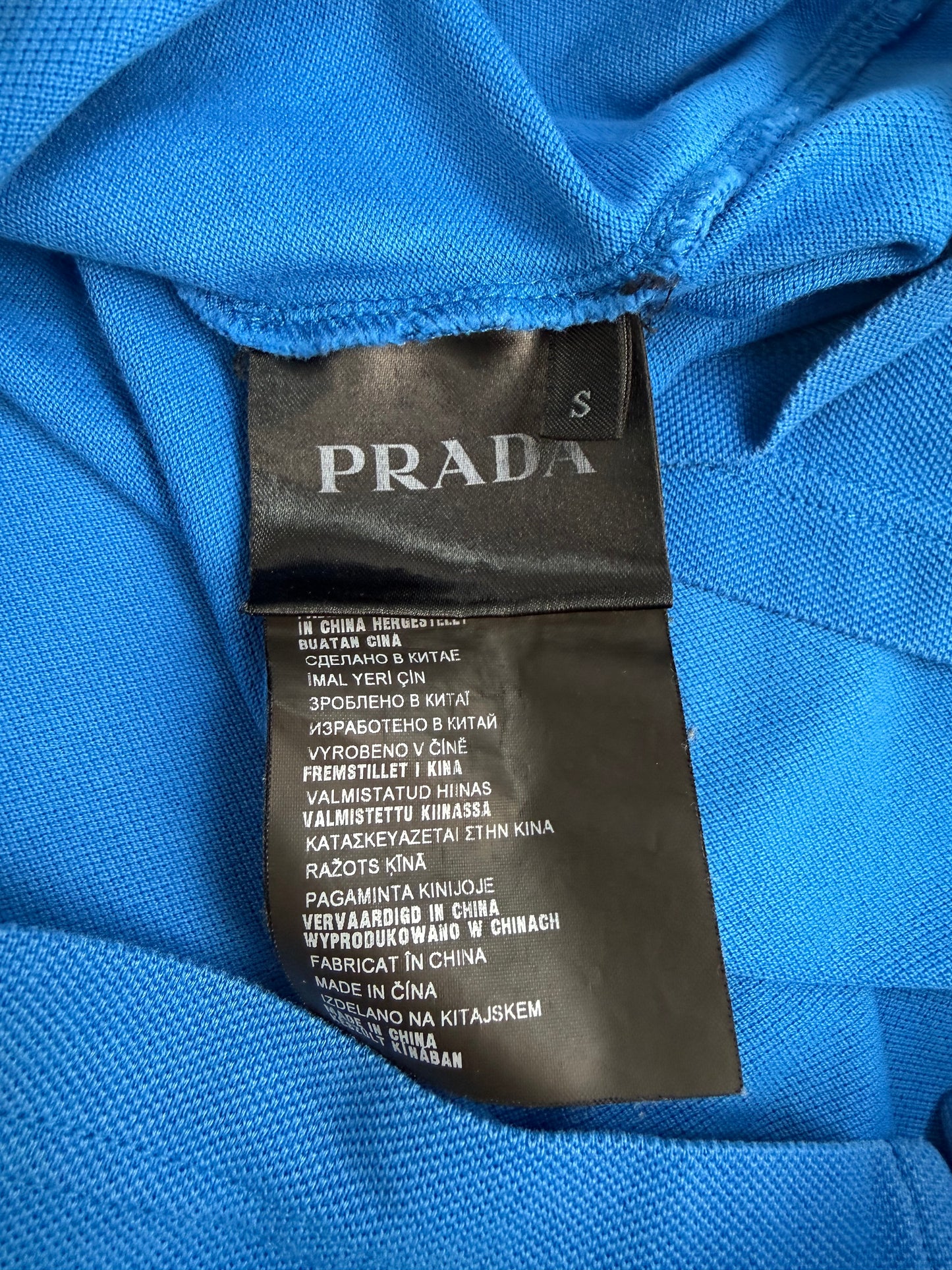 Prada Polohemd blau Gr. S