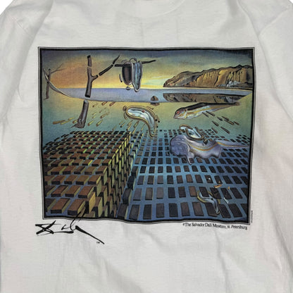 Vintage Salvador Dali T-Shirt weiß L