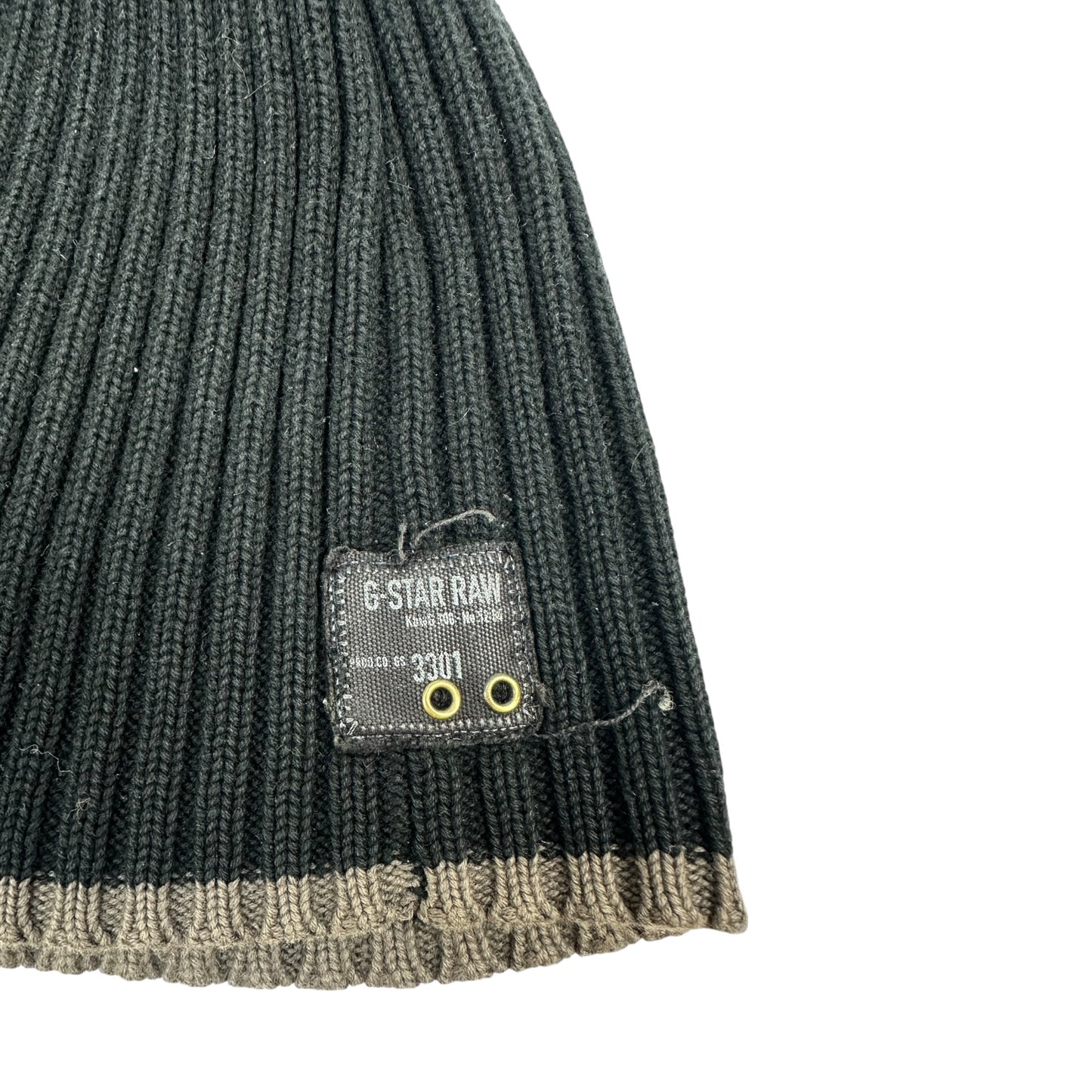 Vintage G-Star Beanie schwarz