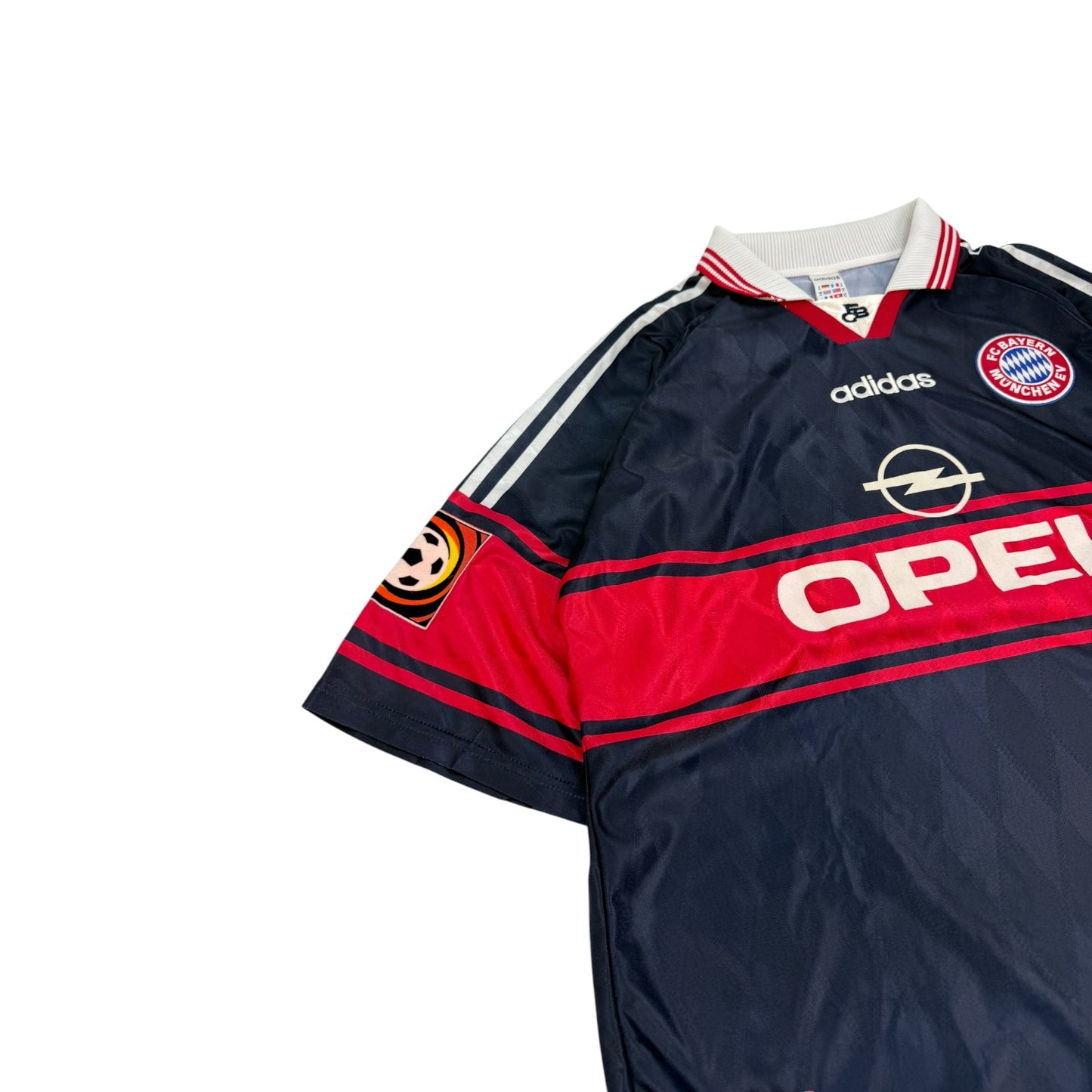 Vintage FC Bayern Fußballtrikot Matthäus dunkelblau Gr. XL