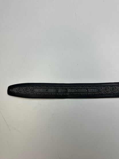 Vintage Brioni Gürtel schwarz Gr. 110