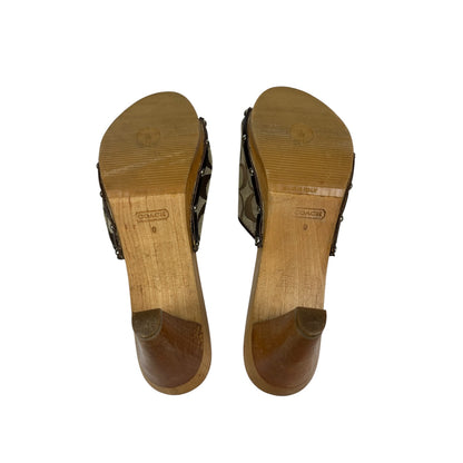 Vintage Coach Heels braun 40,5