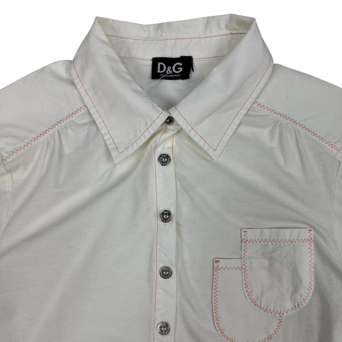 Vintage Dolce & Gabbana T-Shirt weiß Damen M