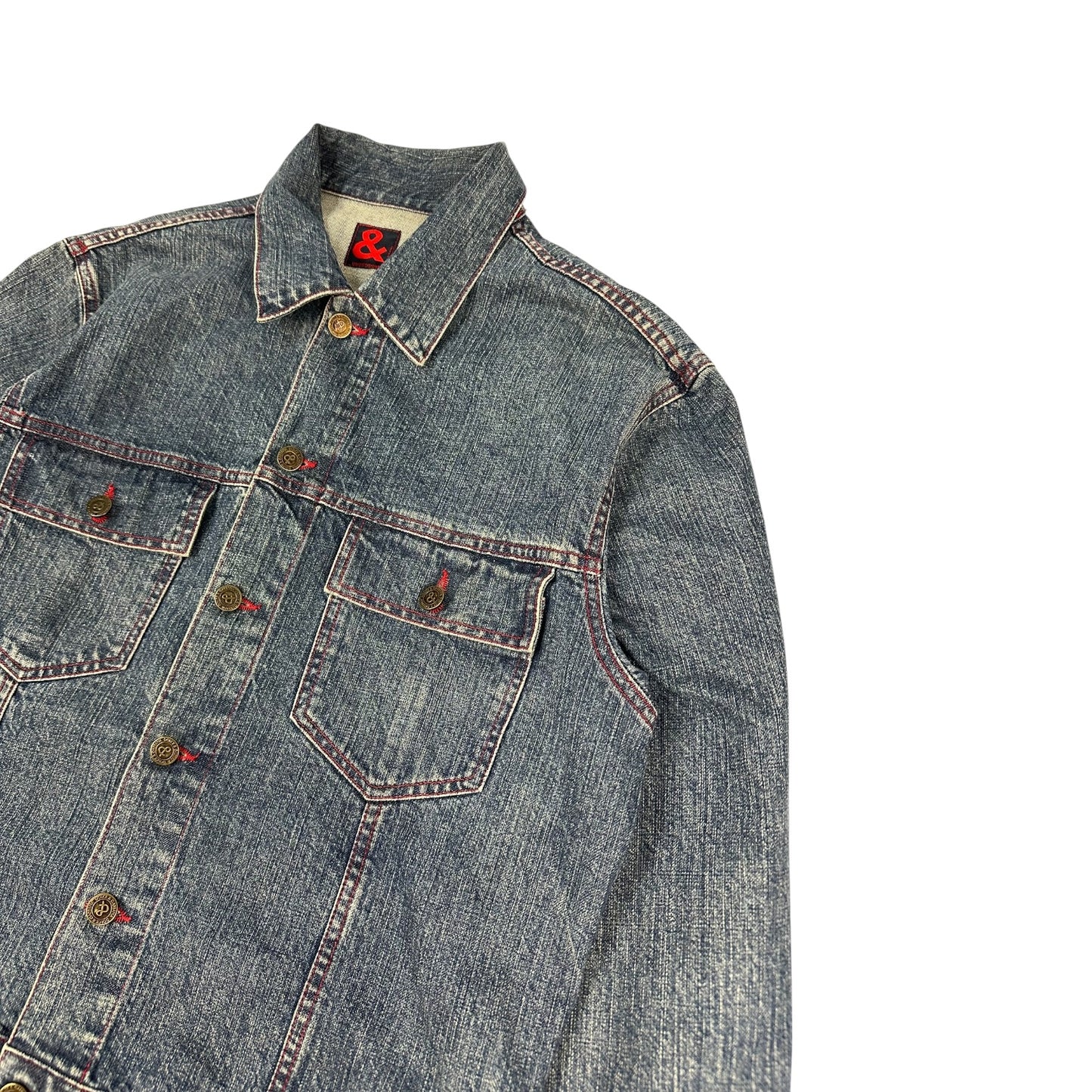 Vintage Dolce & Gabbana Jeans Jacke blau