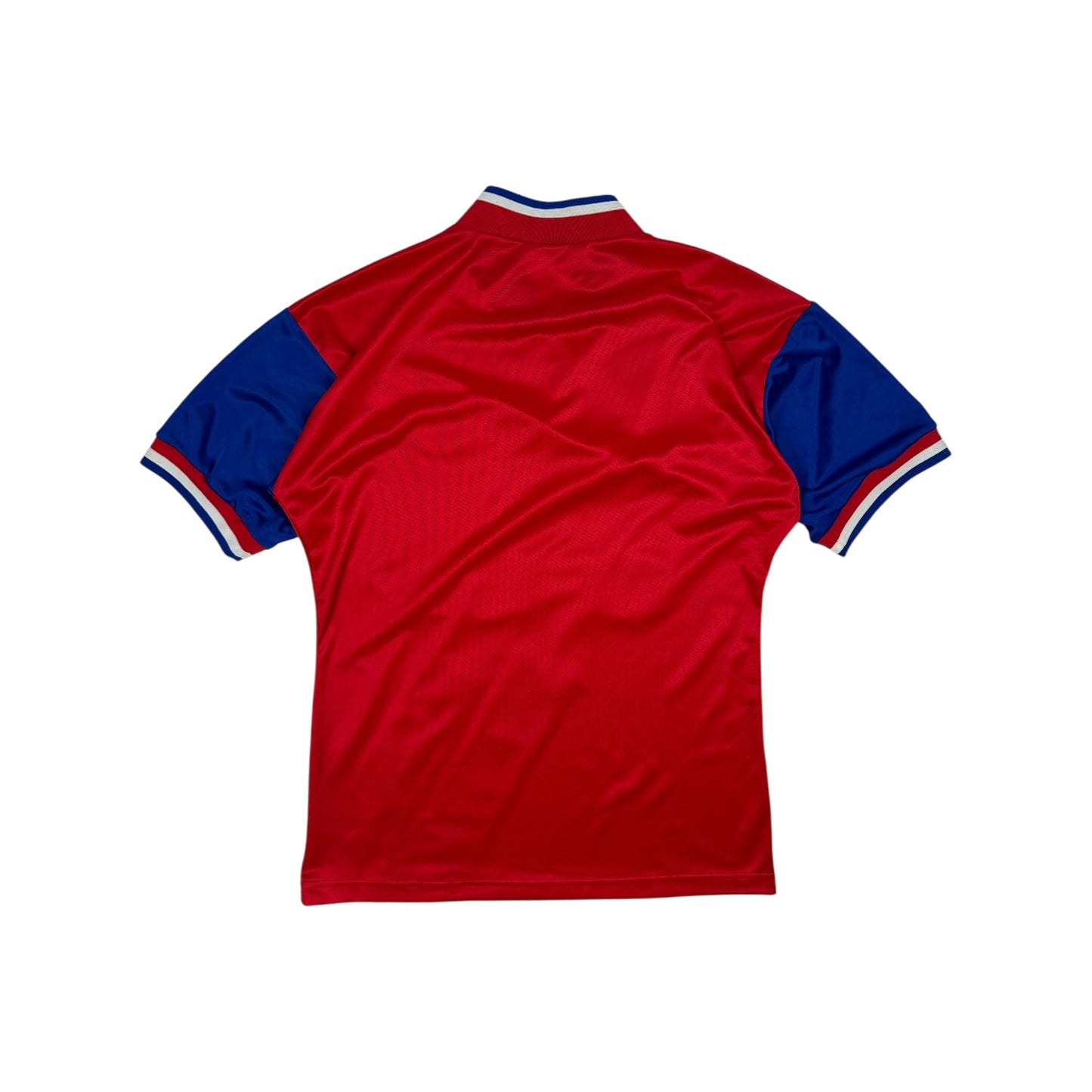 Vintage Adidas F.C. Bayern Fußball Trikot rot / blau M