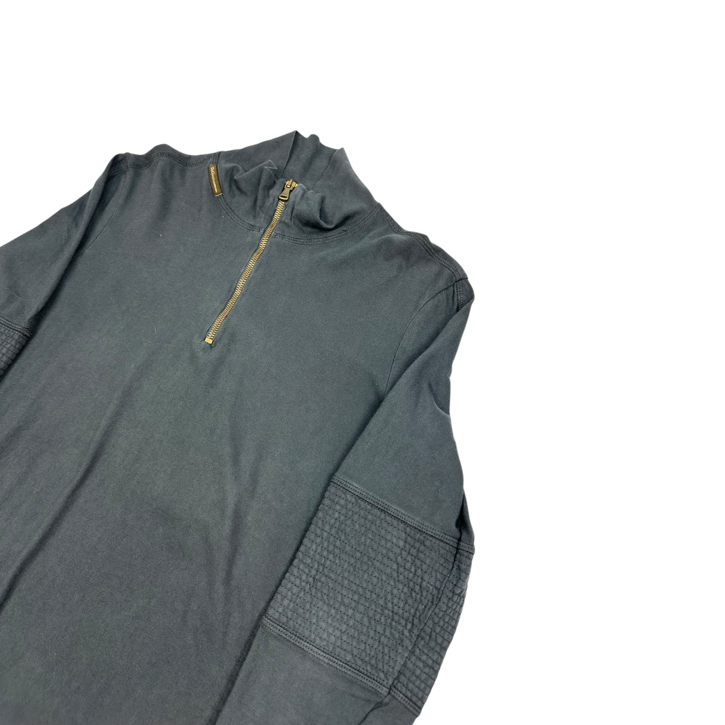 Vintage Dolce & Gabbana Halfzip Pullover dunkelgrau S
