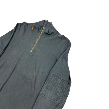 Vintage Dolce & Gabbana Halfzip Pullover dunkelgrau S