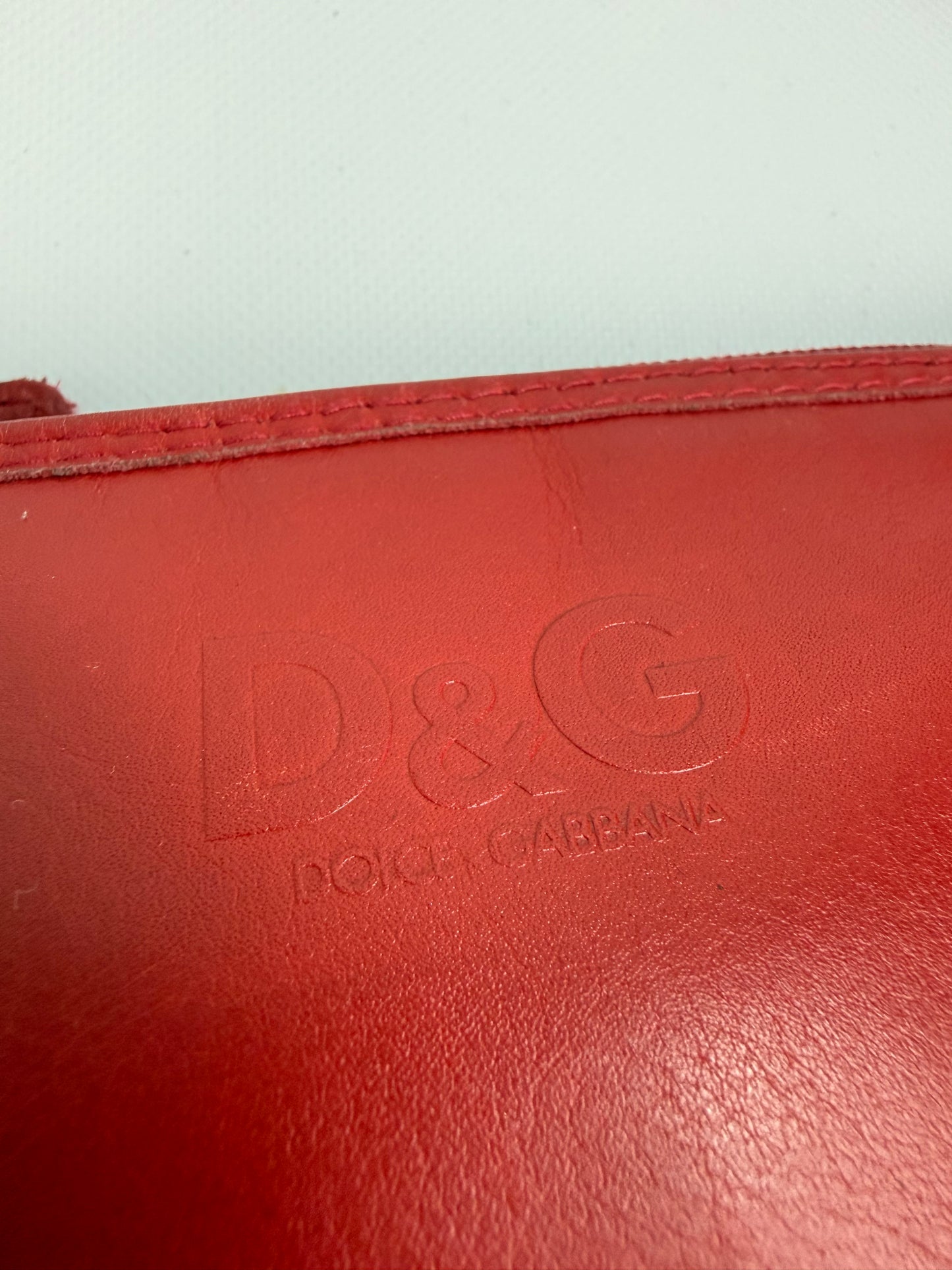 Vintage Dolce & Gabbana Tasche rot / Leo