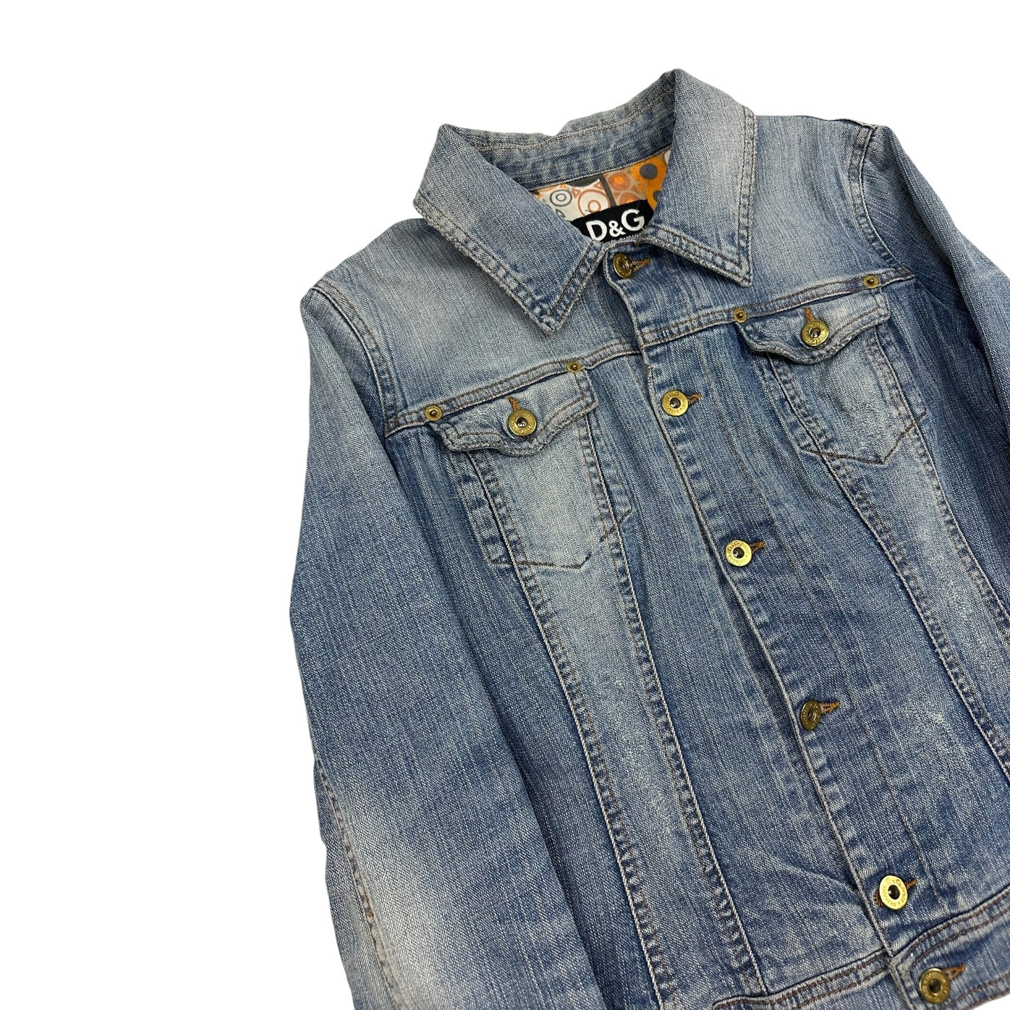 Vintage Dolce & Gabbana Jeansjacke hellblau L