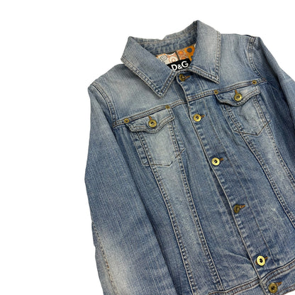 Vintage Dolce & Gabbana Jeansjacke hellblau L