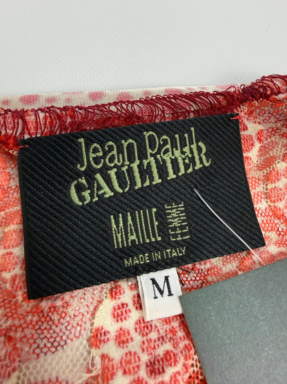 Vintage Jean Paul Gaultier Erdbeeren T-Shirt rot Gr. M
