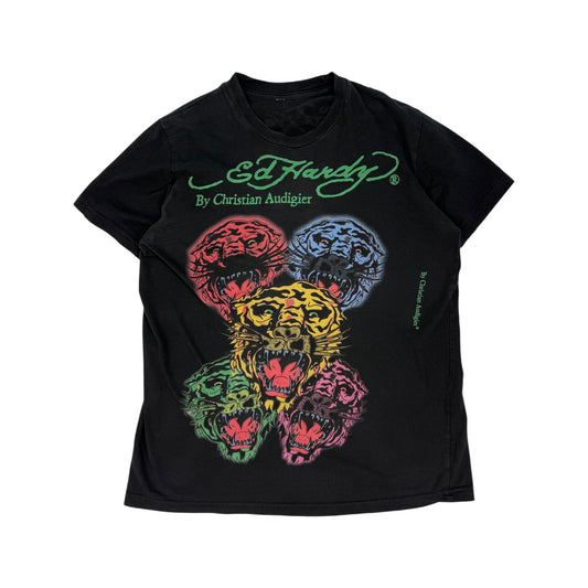 Vintage EdHardy T-Shirt schwarz Gr. M