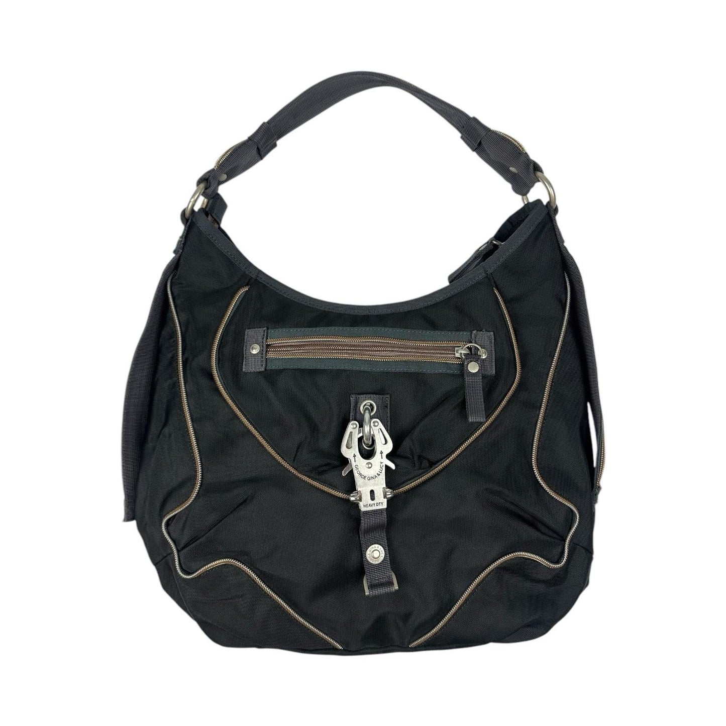 Vintage GG&L Handtasche schwarz