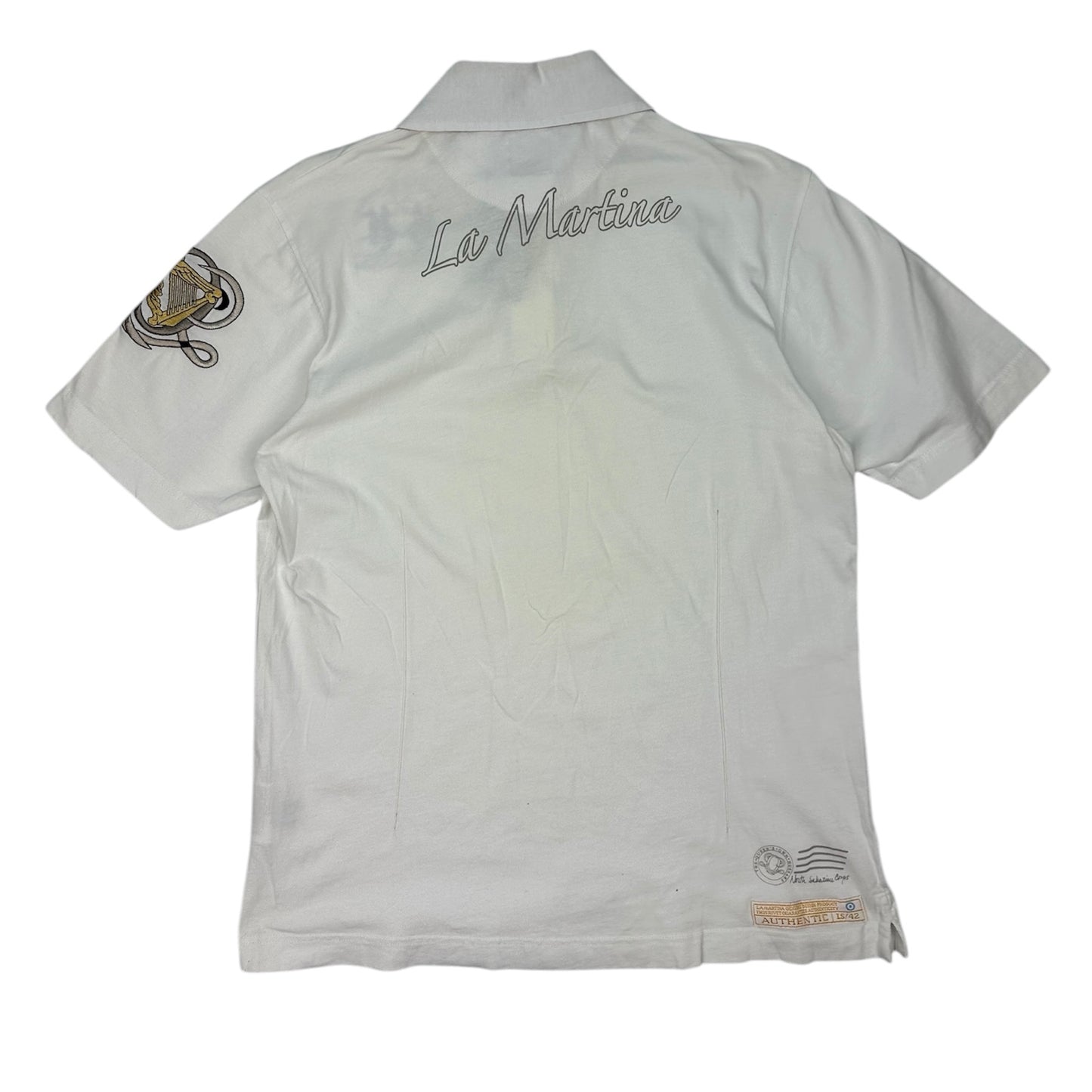 Vintage La Martina Polohemd weiß XXL