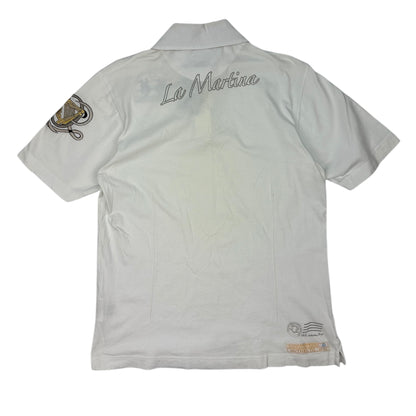 Vintage La Martina Polohemd weiß XXL