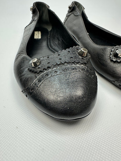 Vintage Balenciaga Ballerinas schwarz Gr. 41