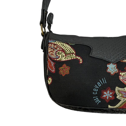Vintage Just Cavalli Bag schwarz / bunt