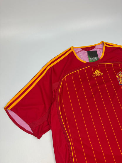 Vintage Adidas Spanien Fußballtrikot rot XL