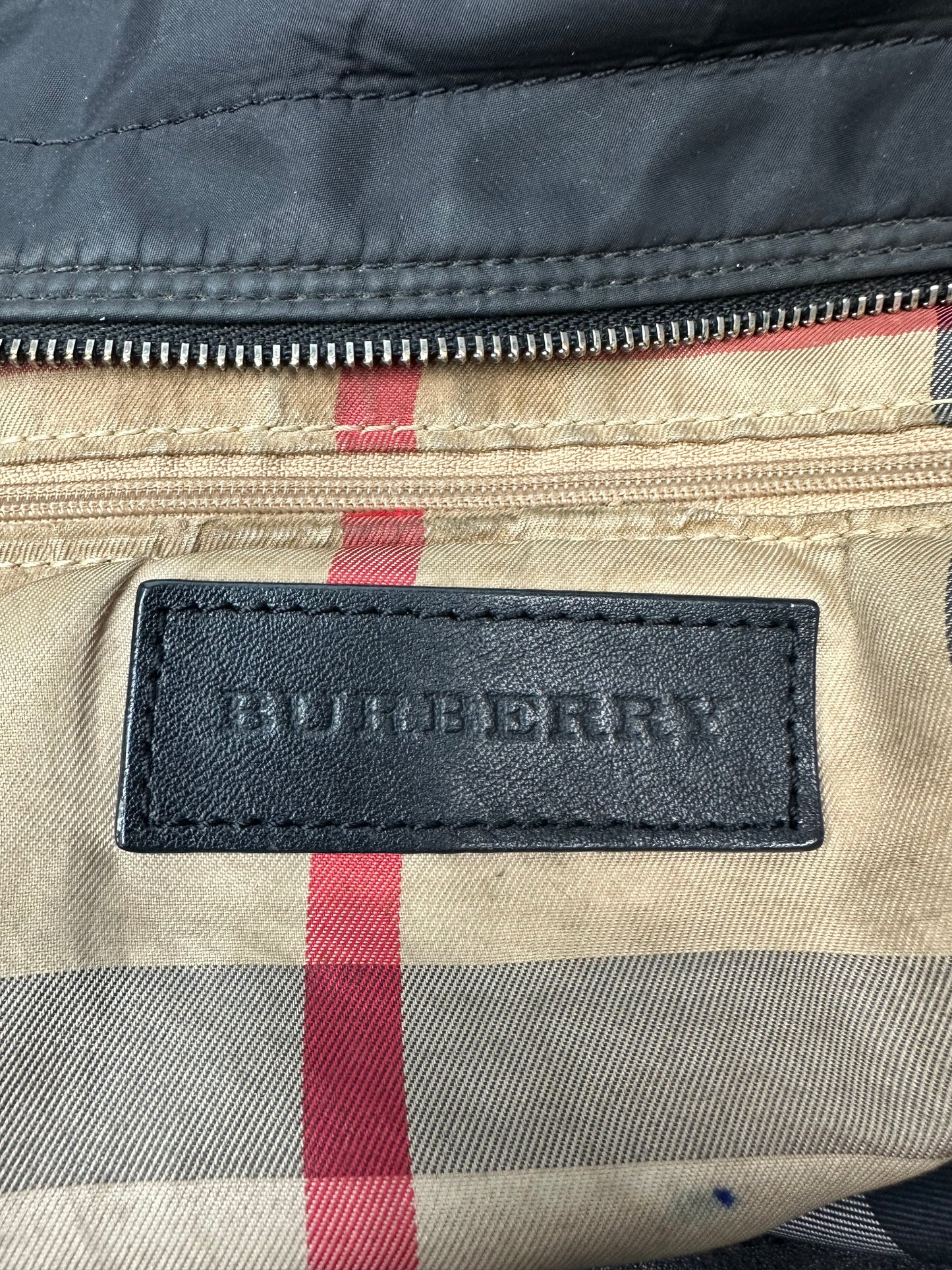 Vintage Burberry Shopper schwarz